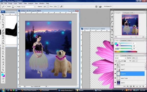 Creation of A dancers dreamland: Step 11